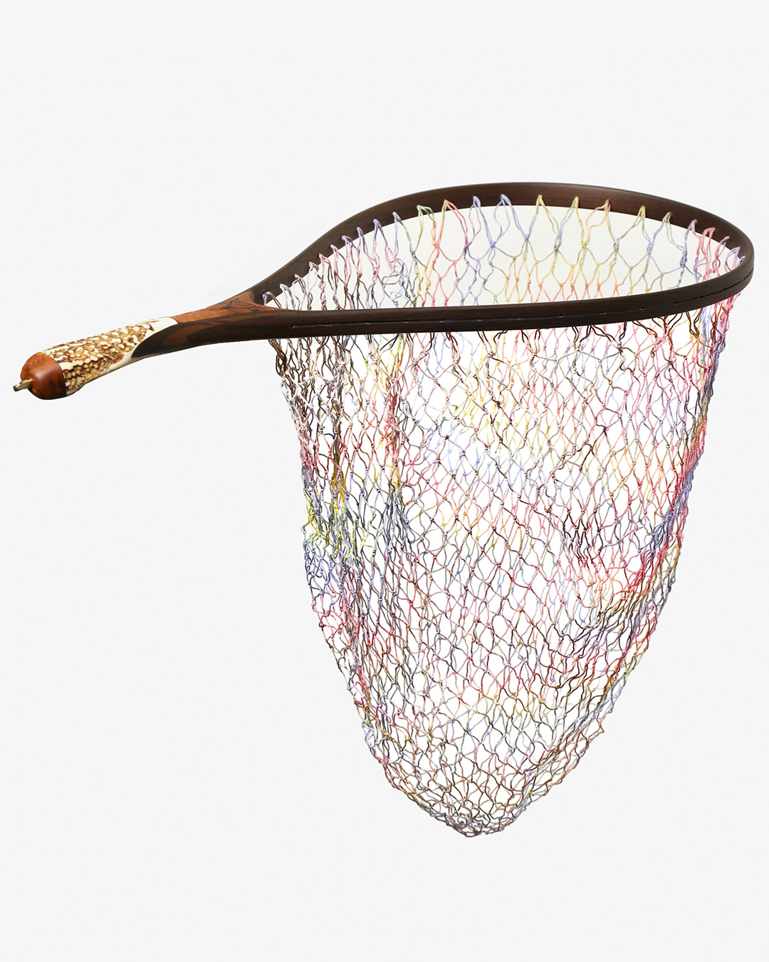 Handmade Tie Dye Landing Net - Straight - Stag Grip ¥41,800