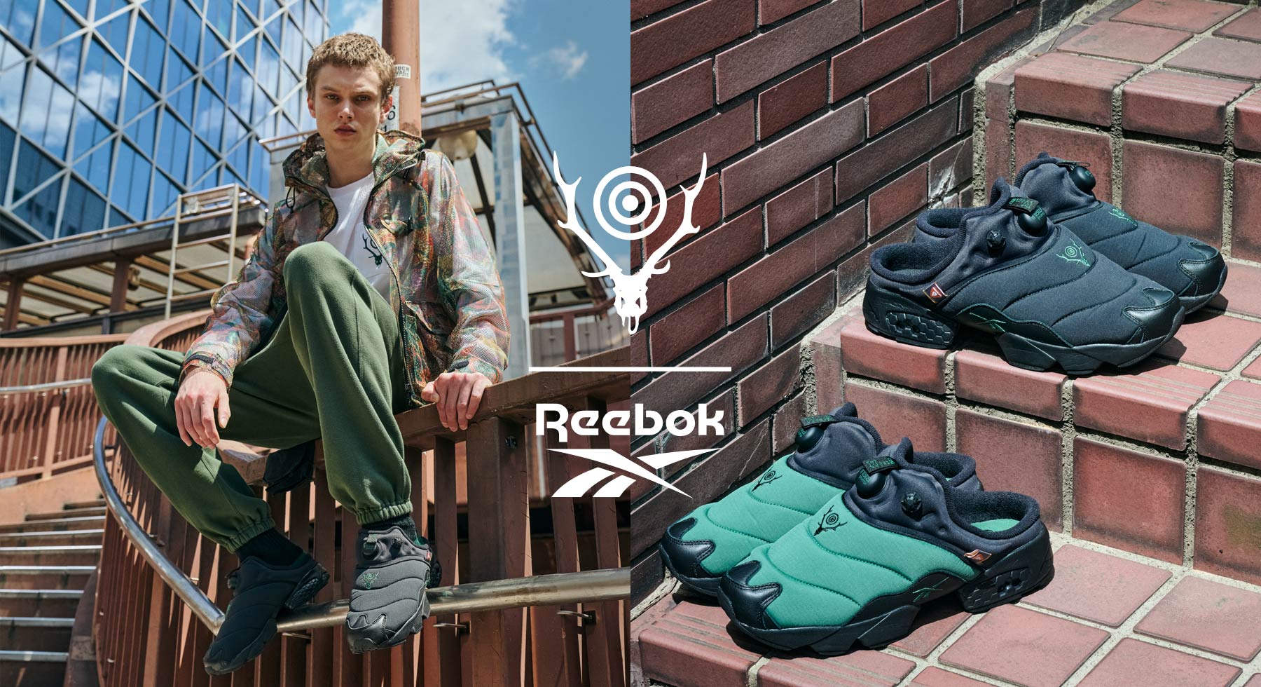 〈SOUTH2 WEST8〉×〈Reebok〉COLLABORATION PRODUCTS Releasing on 7/18（FRI）11:30 JST